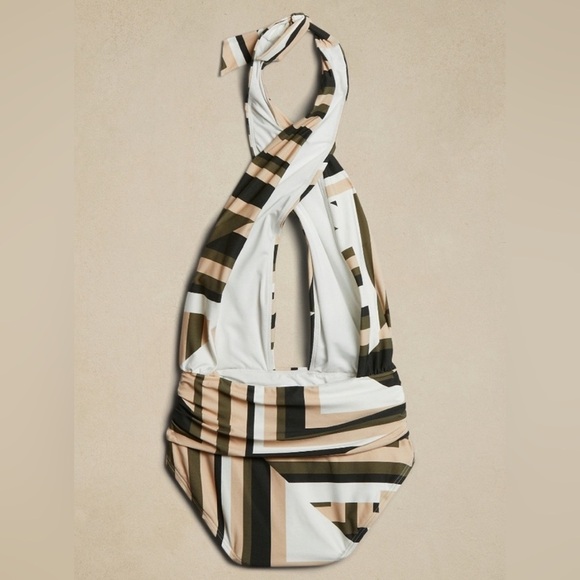 NWT! Banana Republic Twisted Knot Remake Swimsuit - Size Medium - Picture 2 of 8